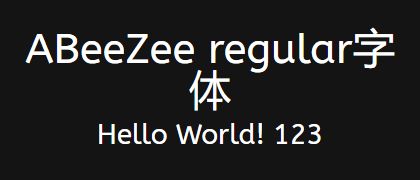 ABeeZee-regular