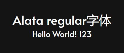 Alata-regular
