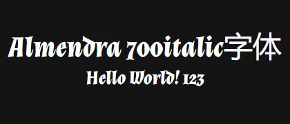 Almendra-700italic