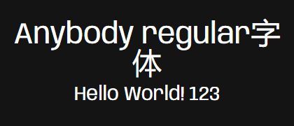 Anybody-regular