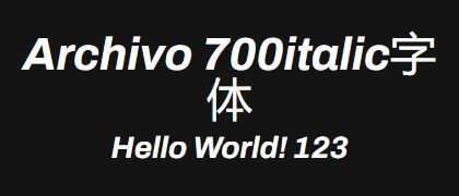 Archivo-700italic