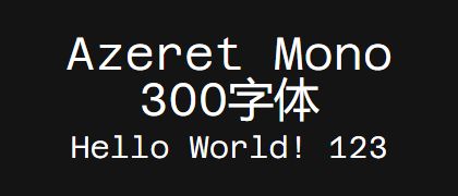 Azeret-Mono-300