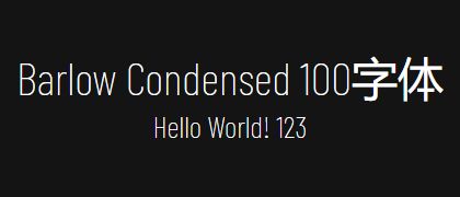 Barlow-Condensed-100