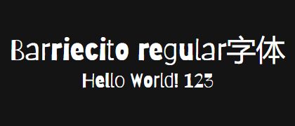 Barriecito-regular