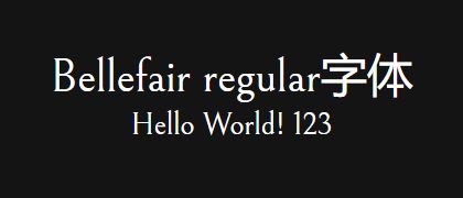 Bellefair-regular