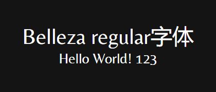 Belleza-regular
