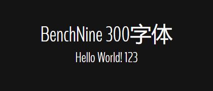 BenchNine-300