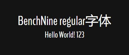 BenchNine-regular