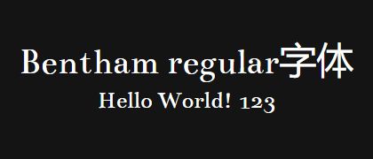 Bentham-regular