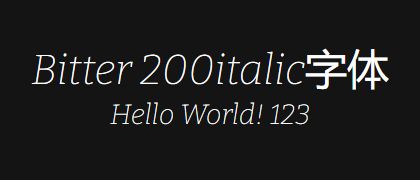 Bitter-200italic