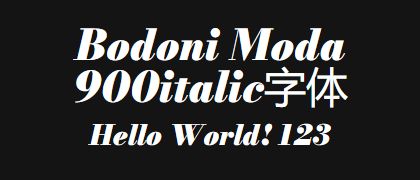 Bodoni-Moda-900italic