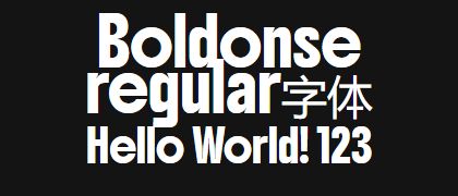 Boldonse-regular