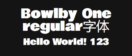 Bowlby-One-regular