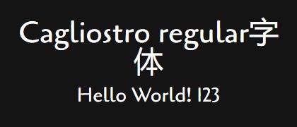 Cagliostro-regular