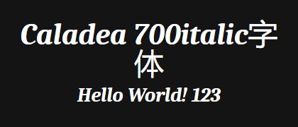 Caladea-700italic