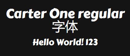 Carter-One-regular