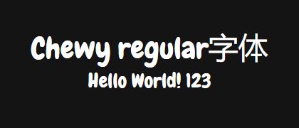 Chewy-regular