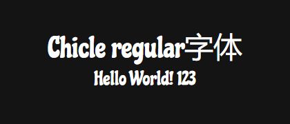 Chicle-regular