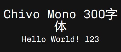 Chivo-Mono-300
