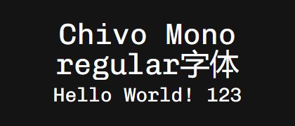 Chivo-Mono-regular