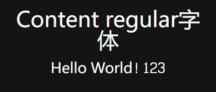 Content-regular