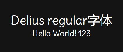 Delius-regular