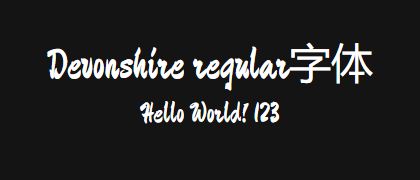 Devonshire-regular