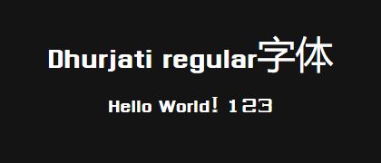 Dhurjati-regular