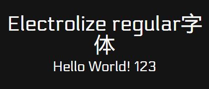 Electrolize-regular
