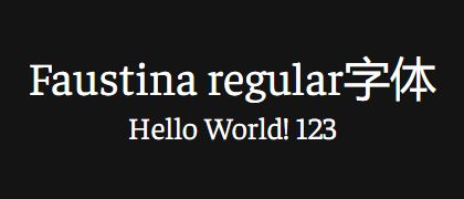Faustina-regular