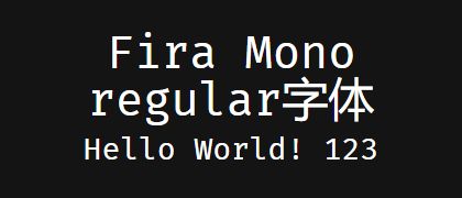 Fira-Mono-regular