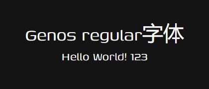 Genos-regular