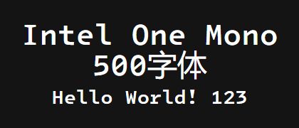 Intel-One-Mono-500