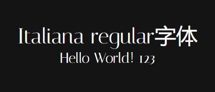 Italiana-regular