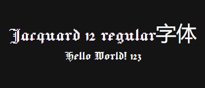Jacquard-12-regular