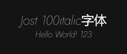 Jost-100italic