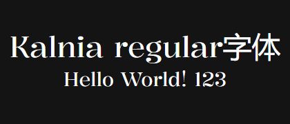 Kalnia-regular