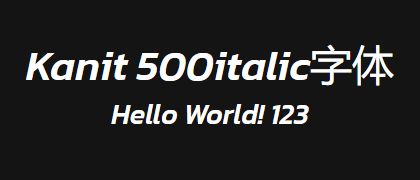 Kanit-500italic