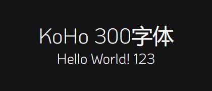 KoHo-300