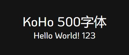 KoHo-500