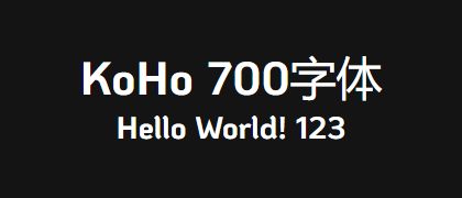 KoHo-700