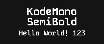 KodeMono-SemiBold