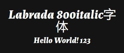 Labrada-800italic