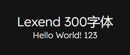 Lexend-300