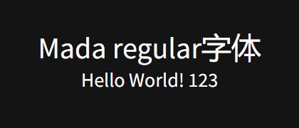 Mada-regular