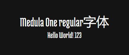 Medula-One-regular