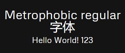 Metrophobic-regular