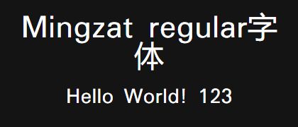 Mingzat-regular