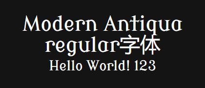 Modern-Antiqua-regular