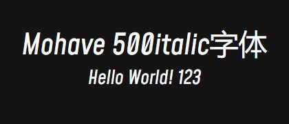 Mohave-500italic